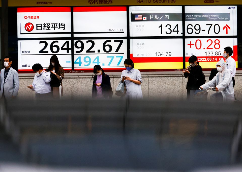Asian stocks log best week in months; dollar lurks below highs